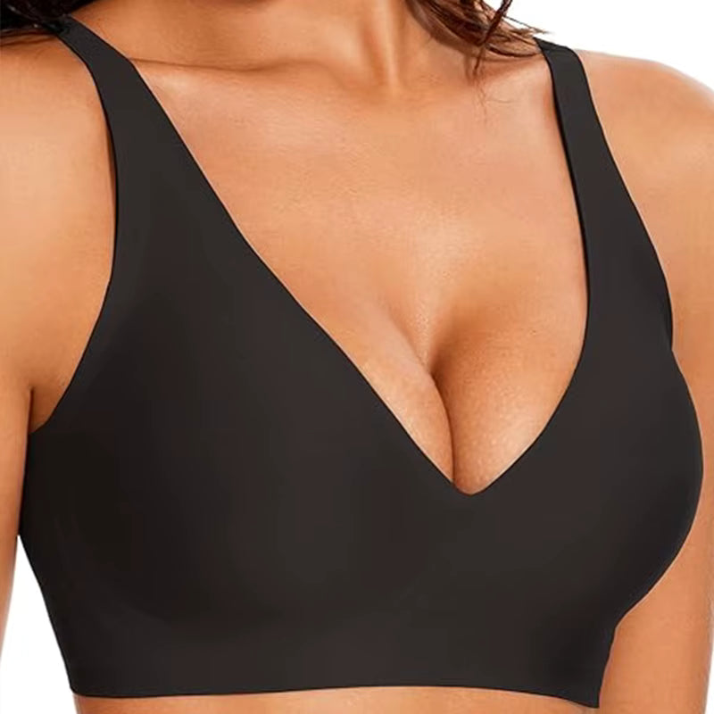 Deep V Seamless Jelly Bra